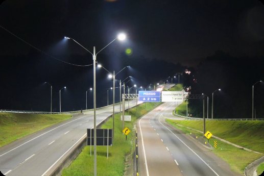 Iluminação Autopista Litoral Sul